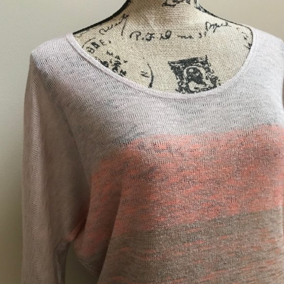 American Rag Earth Tone Scoop Neck Tee Shirt Size Medium - Picture 7 of 8